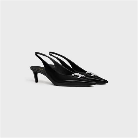 celine triomphe slingback.